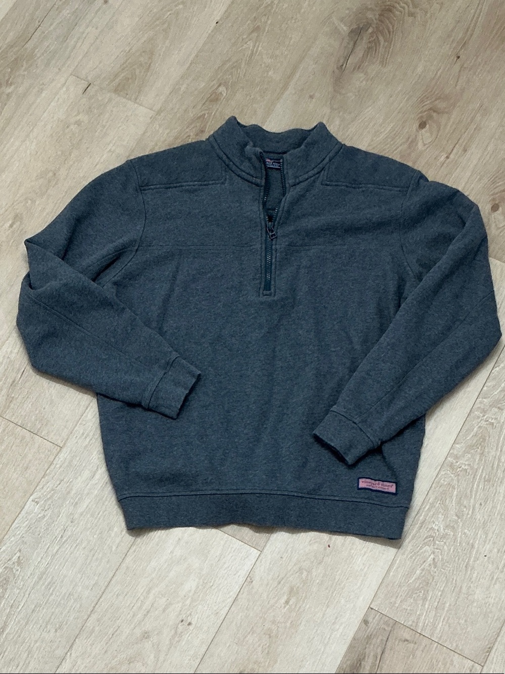 Vineyard Vines Men's Zip-Up Sweater - Charcoal Gray